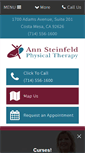 Mobile Screenshot of annsteinfeldpt.com